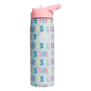 Adidas 20oz Water Bottle – Pastel Logo Print, BPA-Free Plastic